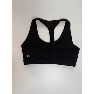 Thrive Societe Black Racerback Sports‎ Bra Medium Support Workout Yoga Athletic
